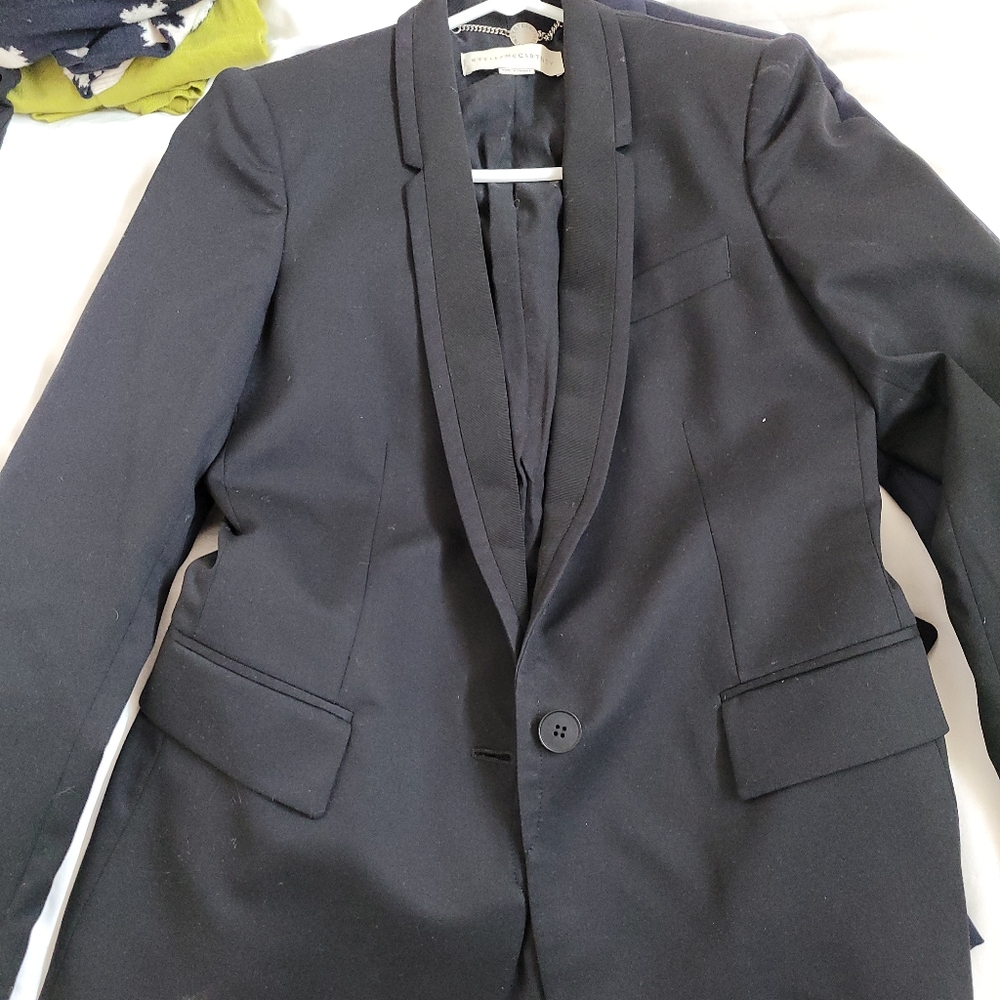 Stella McCartney Single-button Black Blazer Size38